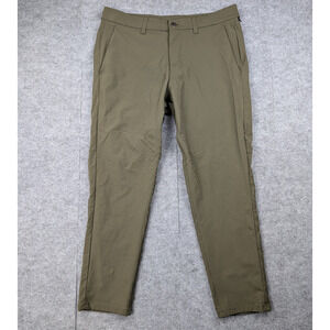 Lululemon Commission Pants Mens 33 Green Athletic Golf Athleisure Classic Career